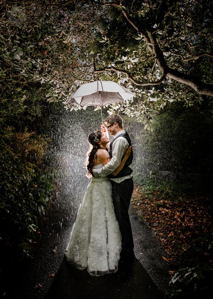 When it rains on your wedding day .. do not worry!