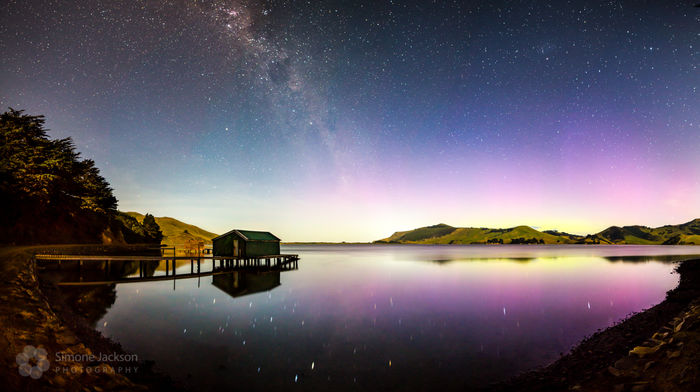 KP5 Aurora Australis - Hoopers Inlet Pano KP5 Aurora Australis - Hoopers Inlet Pano