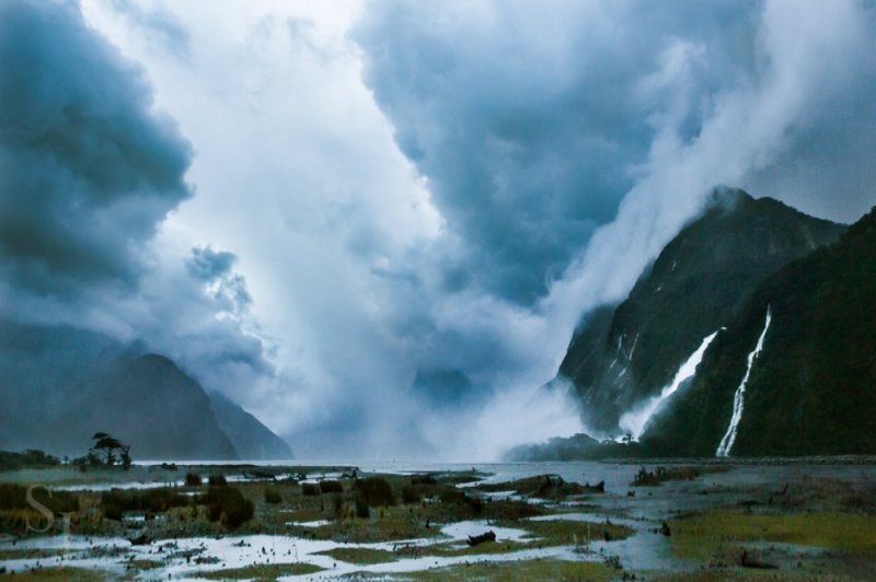 Storms Colliding - Milford photographic print for sale