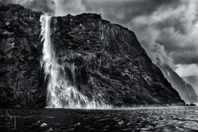 Milford Sound Windstorm photographic print for sale